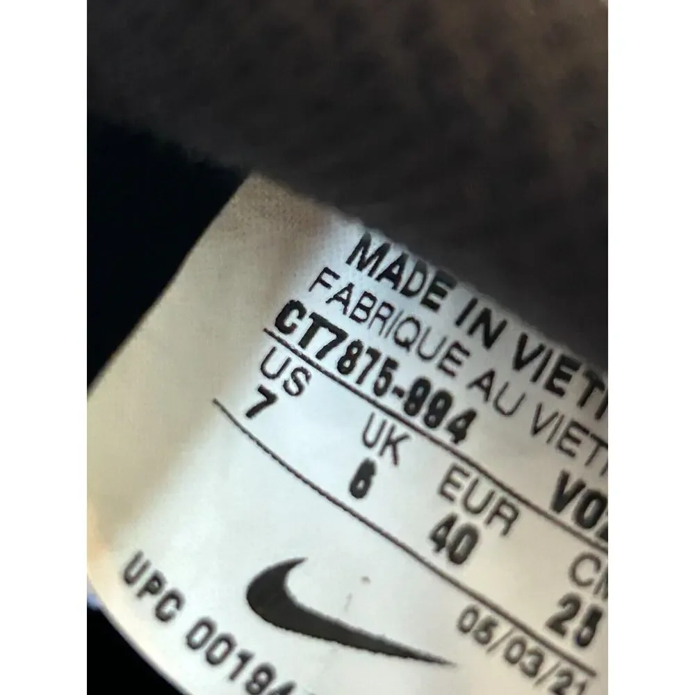 Nike Air Force 1 By You Men's Size 7 CT7875-994 Black/White/Gray‎ Panda Colors